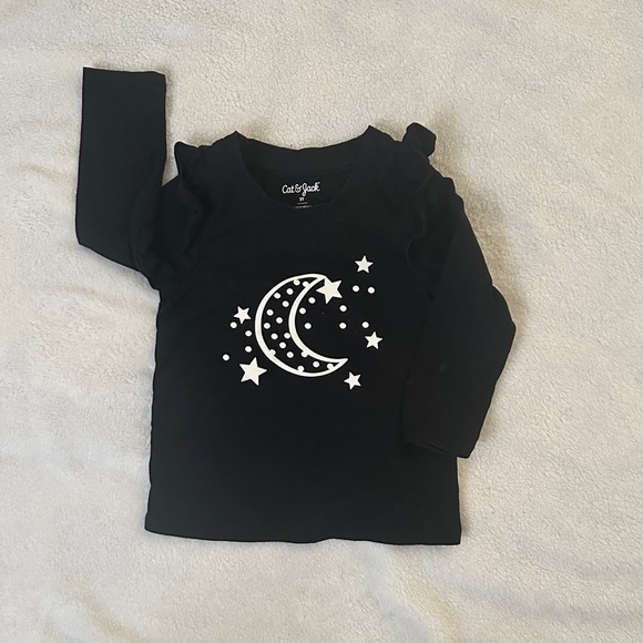 Cat & Jack Other - GLOW in the Dark Moon Tee
